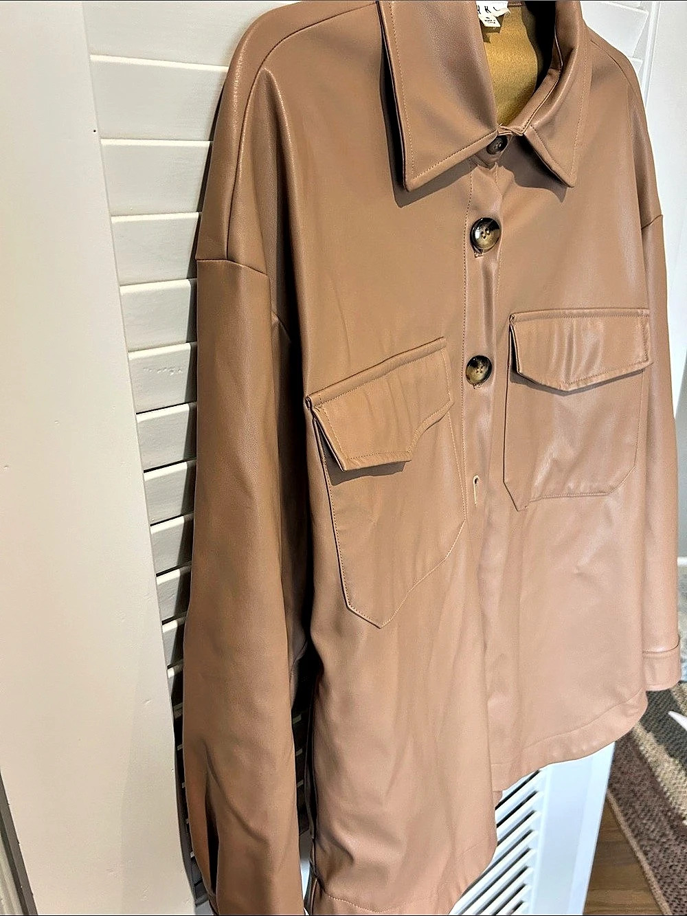 THML Brown Button Front Jacket - Picture 3 of 3